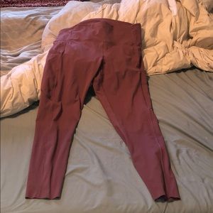 3/4 length Purple Lululemon Leggings